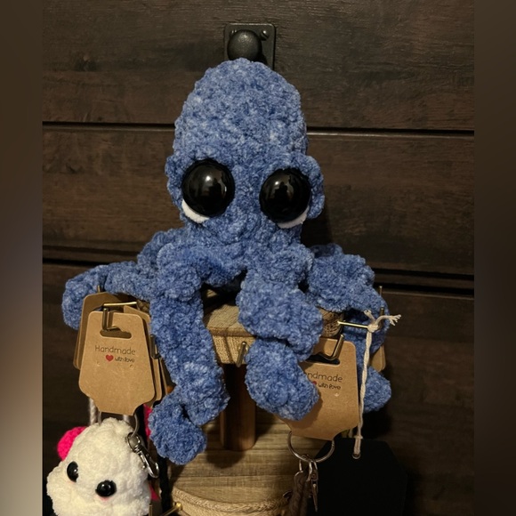 Plush Crocheted Jellybean Octopus 🐙 - Picture 1 of 10